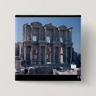 Chapa Cuadrada Biblioteca de Celsus, construida en el ANUNCIO 135