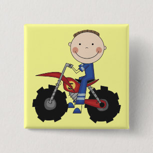 Chapa Cuadrada Bici de la suciedad - camisetas y regalos del