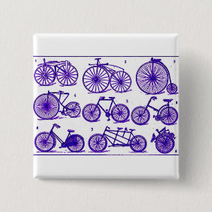 Chapa Cuadrada Bicicletas Vintage