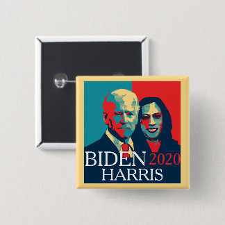 Chapa Cuadrada Biden y Harris