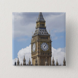 Chapa Cuadrada Big Ben y Cámara del Parlamento, Londres,