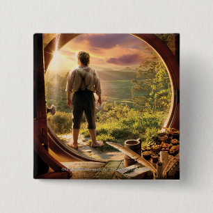 Chapa Cuadrada BILBO BAGGINS™ apoyan en collage del condado