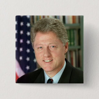 Chapa Cuadrada Bill Clinton