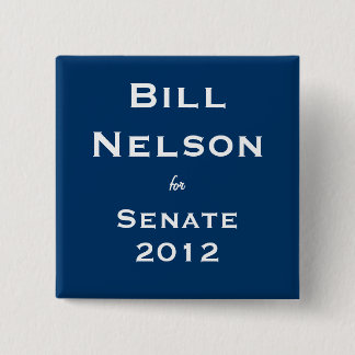 Chapa Cuadrada Bill Nelson para el senado