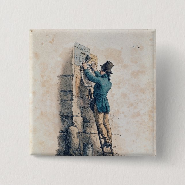 Chapa Cuadrada Billposter (Anverso)