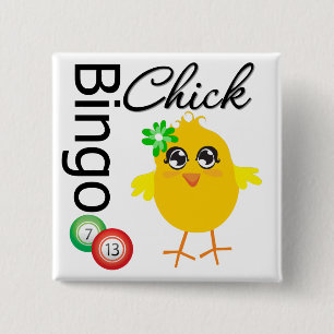 Chapa Cuadrada Bingo Chick