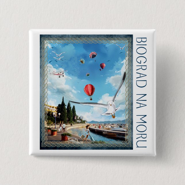 Chapa Cuadrada Biograd na moru 4 (Anverso)