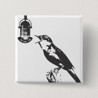CHAPA CUADRADA BIRD SINGING