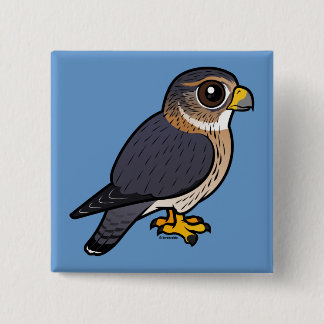 Chapa Cuadrada Birdorable MERLIN