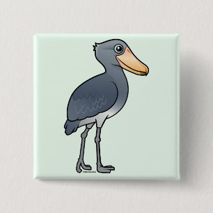 Chapa Cuadrada Birdorable Shoebill