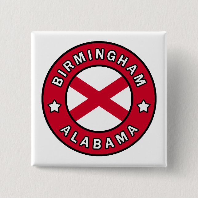 Chapa Cuadrada Birmingham Alabama (Anverso)