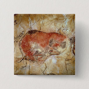 Chapa Cuadrada Bisonte de las cuevas de Altamira