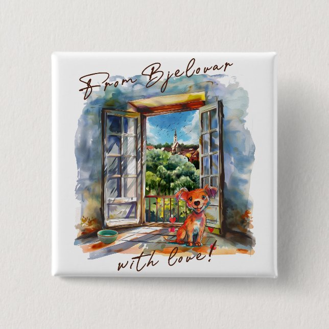 Chapa Cuadrada Bjelovar (Anverso)