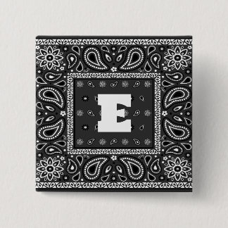 Chapa Cuadrada Black Paisley Bandana Birthday Hip Hop Rap Scarf