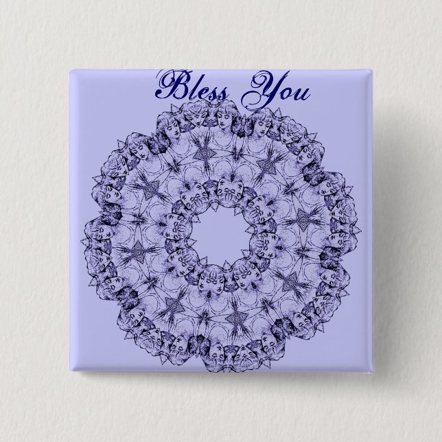 Chapa Cuadrada Bless You_ (Anverso)