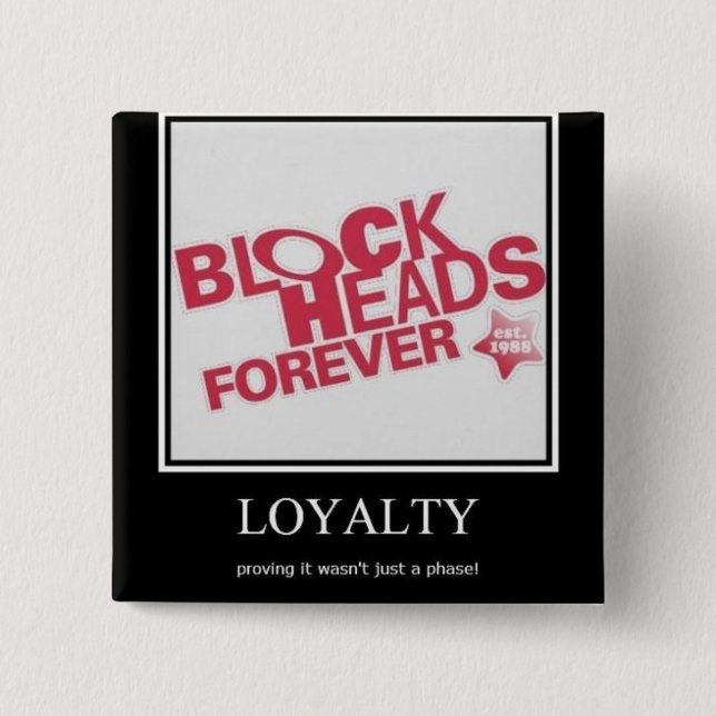 Chapa Cuadrada blockheadsforever (Anverso)