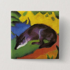Chapa Cuadrada Blue Fox (de Franz Marc)