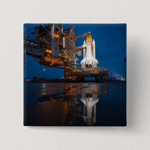 Chapa Cuadrada Blue Sky for Space Shuttle Atlantis Launch