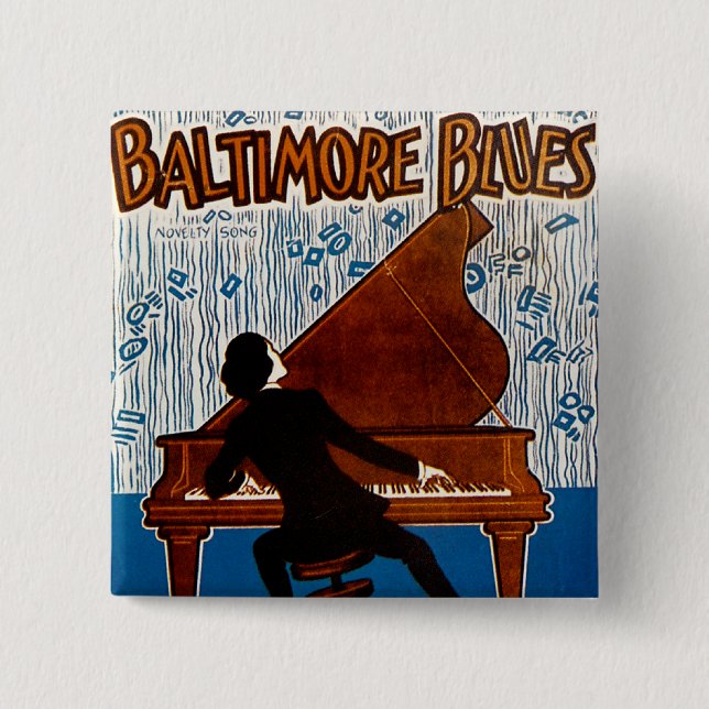 Chapa Cuadrada Blues de Baltimore (Anverso)