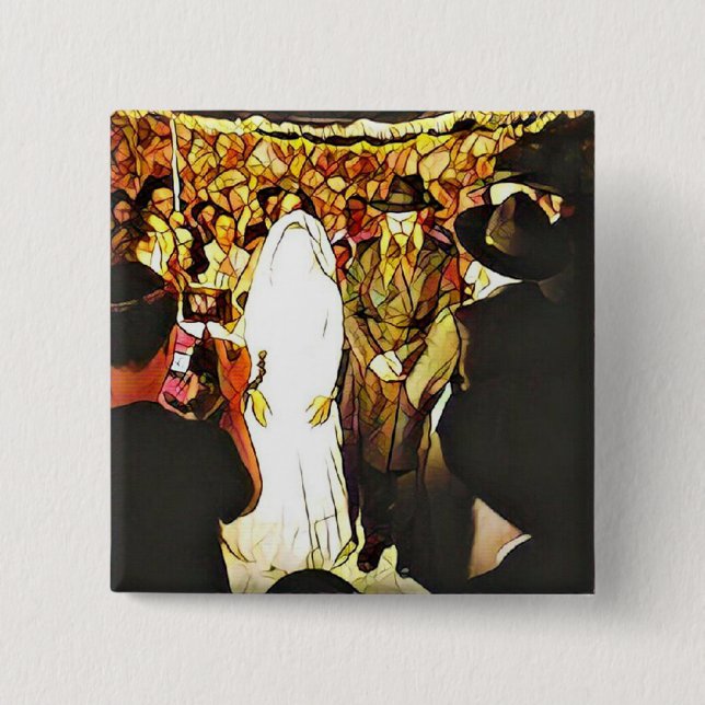 Chapa Cuadrada Boda de Hassidic (Anverso)