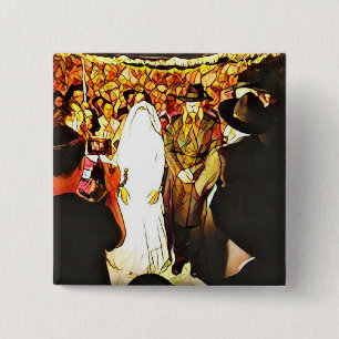 Chapa Cuadrada Boda de Hassidic