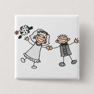 Chapa Cuadrada Boda personalizado