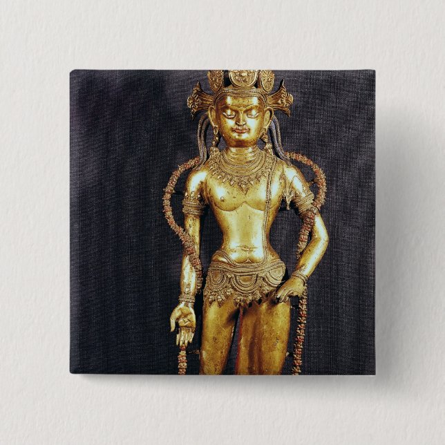 Chapa Cuadrada Bodhisattva Avalokitecvara, décimo (Anverso)