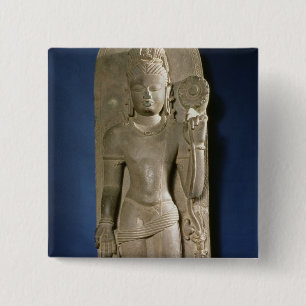 Chapa Cuadrada Bodhisattva Padmapani, Nalanda, Bihar, dinasta de