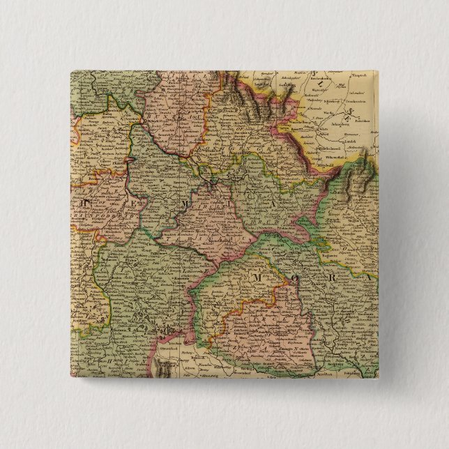 Chapa Cuadrada Bohemia, Moravia (Anverso)