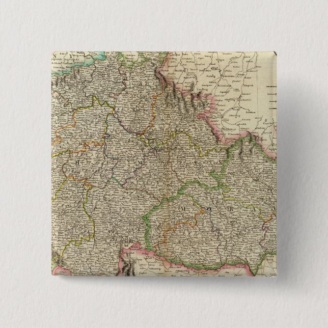 Chapa Cuadrada Bohemia, Moravia (Anverso)