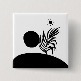 Chapa Cuadrada boho bohemian floral sun moon