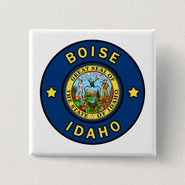 Chapa Cuadrada Boise Idaho (Anverso)