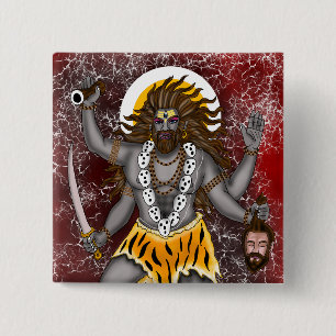 Chapa Cuadrada Bolsa de mano Lord Bhairava