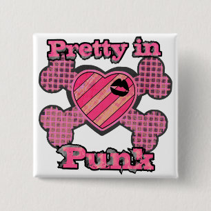 Chapa Cuadrada Bonita en Punk