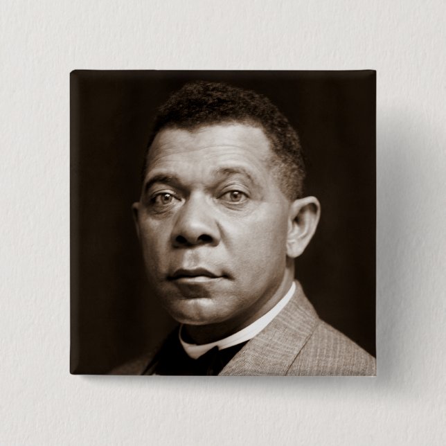 Chapa Cuadrada Booker T. Washington The Great Accommodator (Anverso)