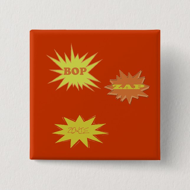 CHAPA CUADRADA BOP ZAP ZOWIE RETRO (Anverso)