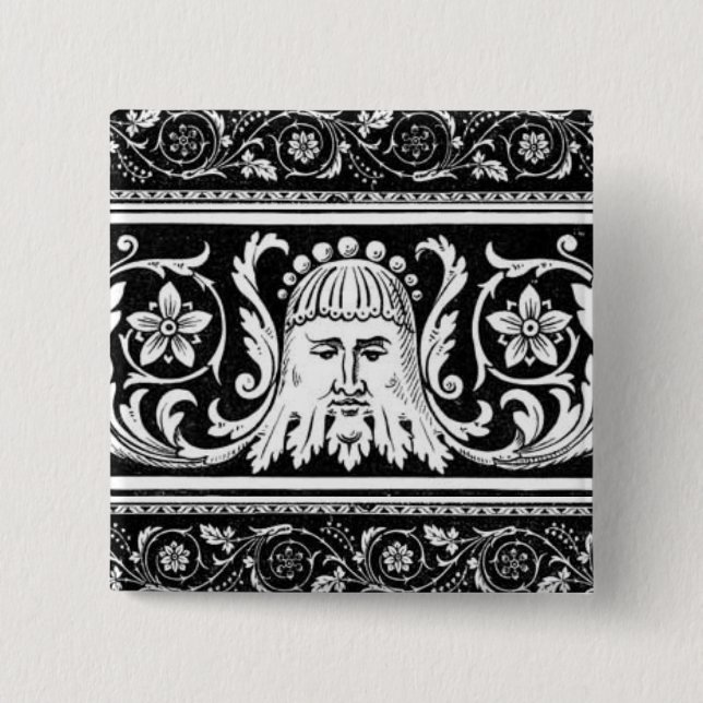 Chapa Cuadrada Border Button (Anverso)