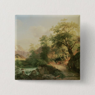 Chapa Cuadrada Bosque cerca de Viena, 1852 (aceite en lona)