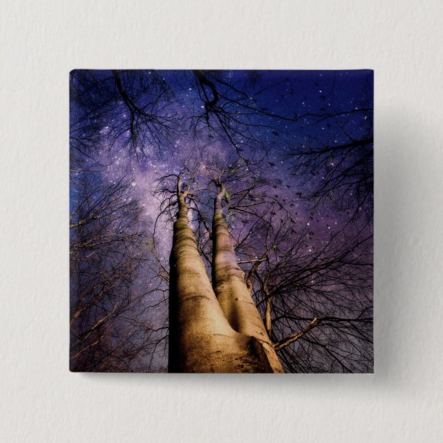 Chapa Cuadrada Bosque encantado (Anverso)