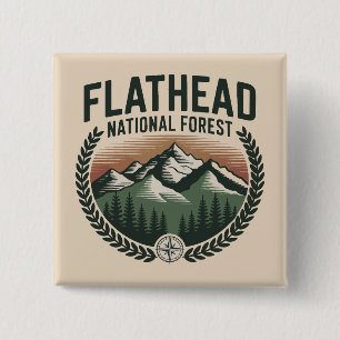 Chapa Cuadrada Bosque Nacional Flathead Montana Wilderness