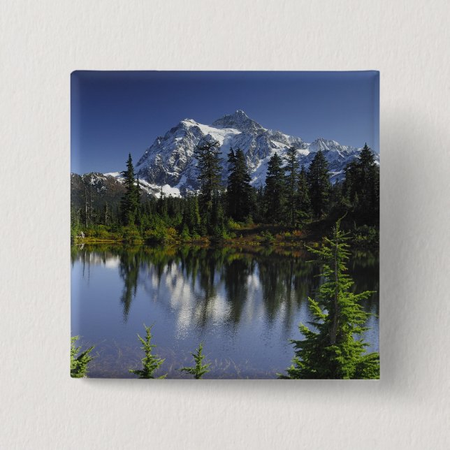 Chapa Cuadrada Bosque Nacional Mount Baker-Snoqualmie (Anverso)