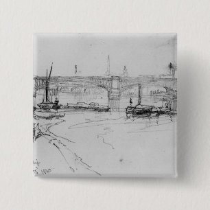 Chapa Cuadrada Bosquejo del puente de Londres, 1860