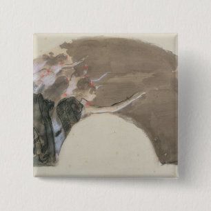 Chapa Cuadrada Bosquejo para una fan, c.1879 de Edgar Degas el  