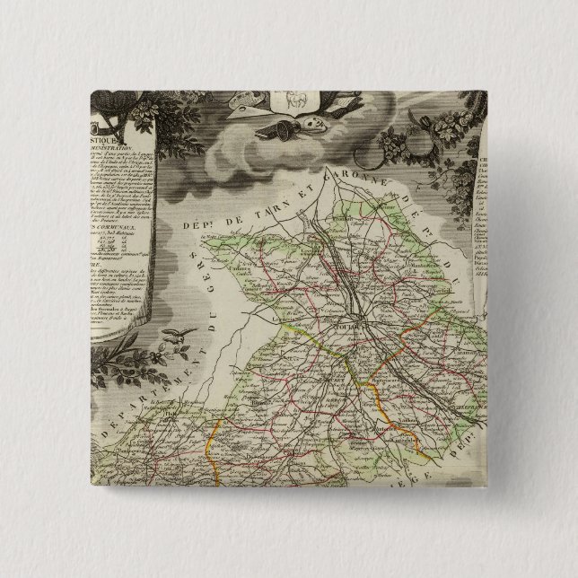 Chapa Cuadrada Bosques, ciudades y pueblos (Anverso)