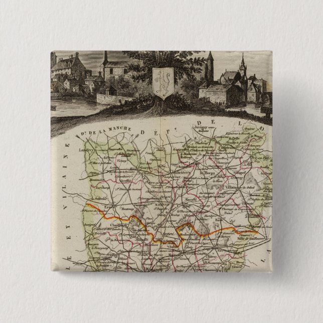 Chapa Cuadrada Bosques, límites de distrito (Anverso)