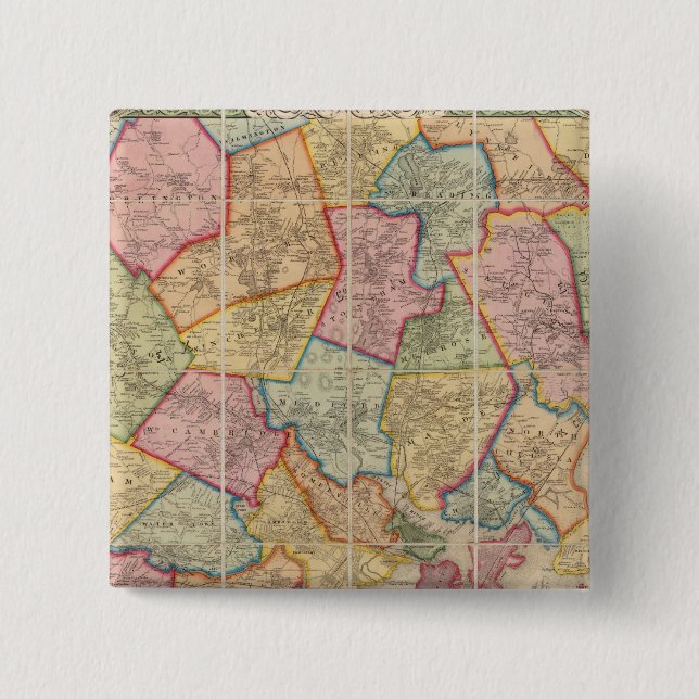 Chapa Cuadrada Boston y alrededores (Anverso)