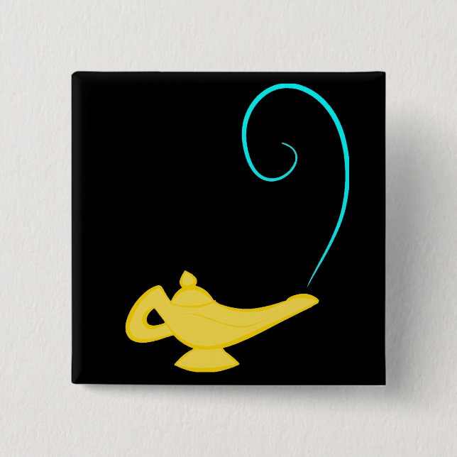 Chapa Cuadrada Botella de los genios (Anverso)