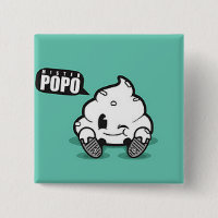 Boton Cuadrado- Mr. Popo