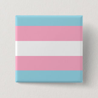 Chapa Cuadrada "Botón del cuadrado de la bandera del transexual"