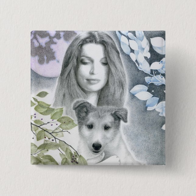 Chapa Cuadrada "Botón del puente del alcohol" (Anverso)